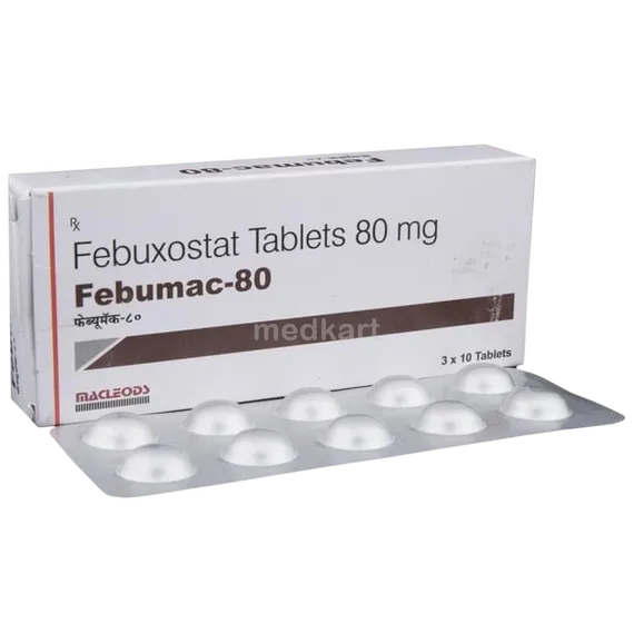 febumac 80mg tablet 10's